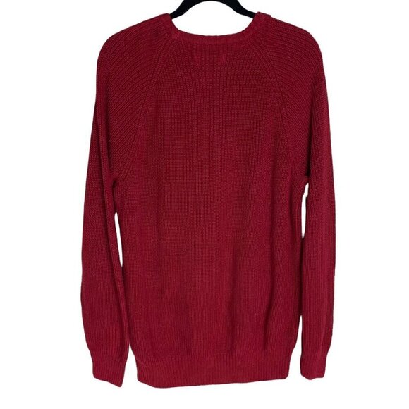 John Bartlett $60 NWT Consensus Red Pullover Crew Neck Sweater Mens Sz L - Picture 5 of 7